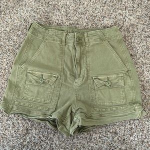 Army Green cargo shorts